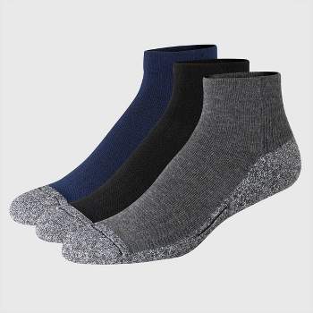 Hanes Premium Men's Cushioned Ankle Socks 3pk - 6-12
