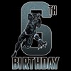 Boy's Marvel Black Panther Action Pose 6th Birthday T-Shirt - image 2 of 4