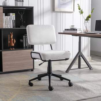 360° Swivel Corduroy Office Chair With Adjustable Height - ModernLuxe