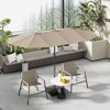 FUFU&GAGA Double-Head Outdoor Patio Umbrella �C Large Size for Ultimate Sun Protection - 3 of 4