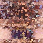 gold, red, silver, champagne