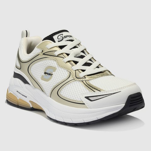 Женские кроссовки S SPORT BY SKECHERS Women's Bellinda Sneakers - White/Gold 8.5