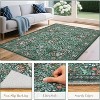 Acekool Boho Floral Area Rug Washable Non-Slip Foldable Soft Low Pile for Living Room Bedroom Kitchen - 3 of 4