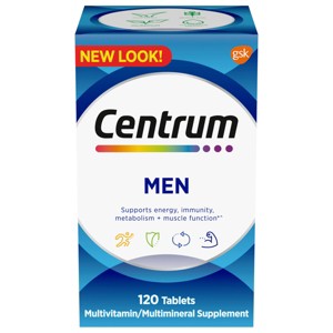 Centrum Men Multivitamin / Multimineral Dietary Supplement Tablets - 120ct - 1 of 4