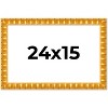PosterPalooza | 24x15 Bamboo Picture Frame, UV Acrylic, 4 Finishes - Brown, Black, Gold, and Natural - 2 of 4