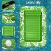 Jasonwell 4-in-1 Inflatable Tanning Lounger, Sun Tan Tub & Pool Raft, Water-Filled Mat/Pad for Adults & Kids (Large), Green - 4 of 4