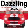 12V Kids Electric Ride-On Car with Parent Remote Control,LED Lights, Bluetooth Music, MP3 Player - 3 of 4