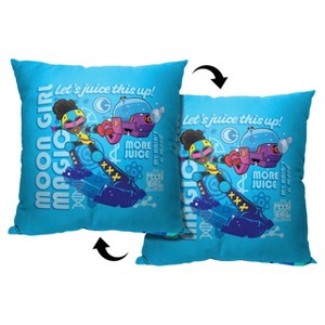 Marvel Moon Girl More Juice Throw Pillow 18x18 Inches - 1 of 4