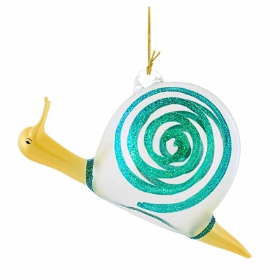 Italian Ornaments 2.75 In Shelly Snail Shimmer Italian Spring Insect Tree Ornaments