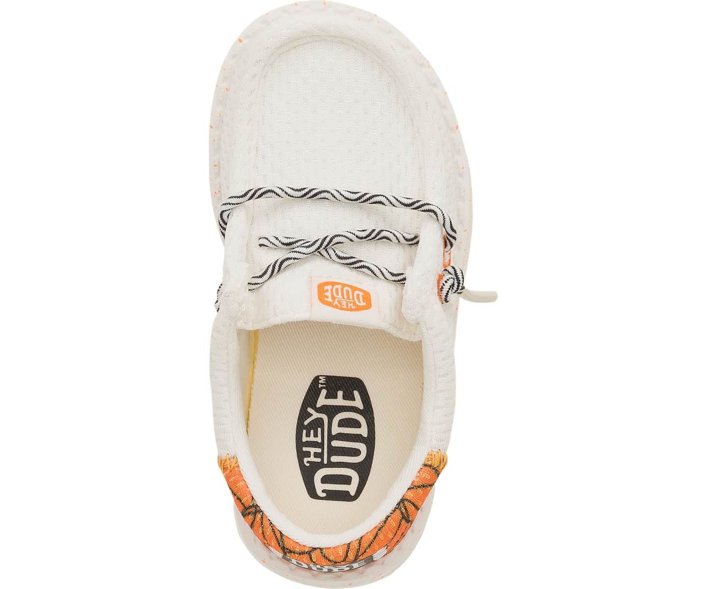 Детские кроссовки HEYDUDE Men Wally Funk Toddler Sports, White, 7, цвет: Белый — фото 3