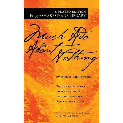 Much ADO about Nothing - (Folger Shakespeare Library) Annotated by  William Shakespeare (Paperback)