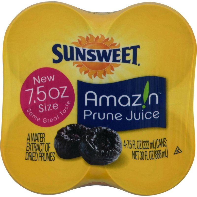Sunsweet Prune Juice - 4pk/7.5 fl oz Cans, 3 of 6