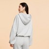 Blogilates Women's Marshmallow Full Zip Hooded Sweatshirt - 2 of 4