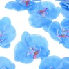 Unique Bargains Silk Plastic Durable Handcrafted Artificial Orchid Flower Heads 20 Pcs - 2 of 4