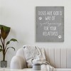 Stupell Industries Dogs are G Way Quote Pawprint Pet Humor, 30" x 40" - 2 of 4