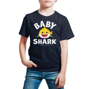 Boys' - Baby Shark - Baby Shark Short Sleeve Graphic T-Shirt - 1 of 4