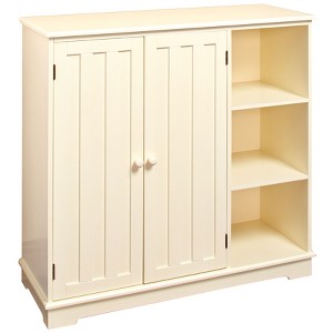 The Lakeside Collection Beadboard Wooden Storage Cabinets - 1 of 4