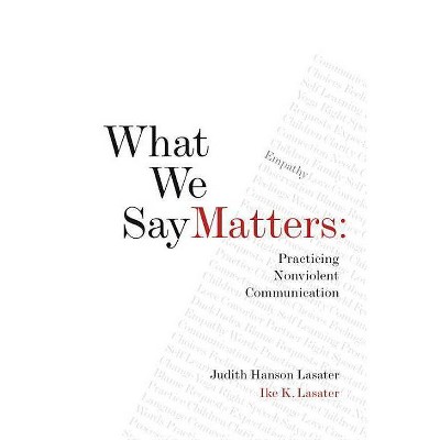 What We Say Matters - by  Ike Lasater & Judith Hanson Lasater (Paperback)