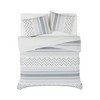 2pc Twin/Twin Extra Long Mia Tufted Texture Comforter Set Gray - Brooklyn Loom - 4 of 4