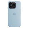 Apple iPhone 15 Pro Silicone Case with MagSafe - Light Blue - 4 of 4