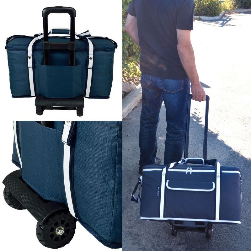 Picnic at Ascot Ultimate Travel Cooler with Wheels - 36 Quart - Combines Best Qualities of Hard & Soft Collapsible Coolers, 5 of 6