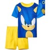 Sonic The Hedgehog Toddler Boy's 4-Piece Cotton Pajama Set - 2 of 3