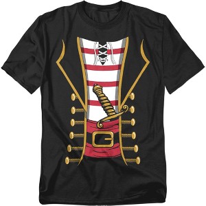 Men's Pirate Costume T-Shirt - 1 of 4