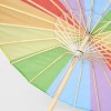 Pride 2.75' Round Outdoor Patio Summer Rainbow Parasol - 3 of 3