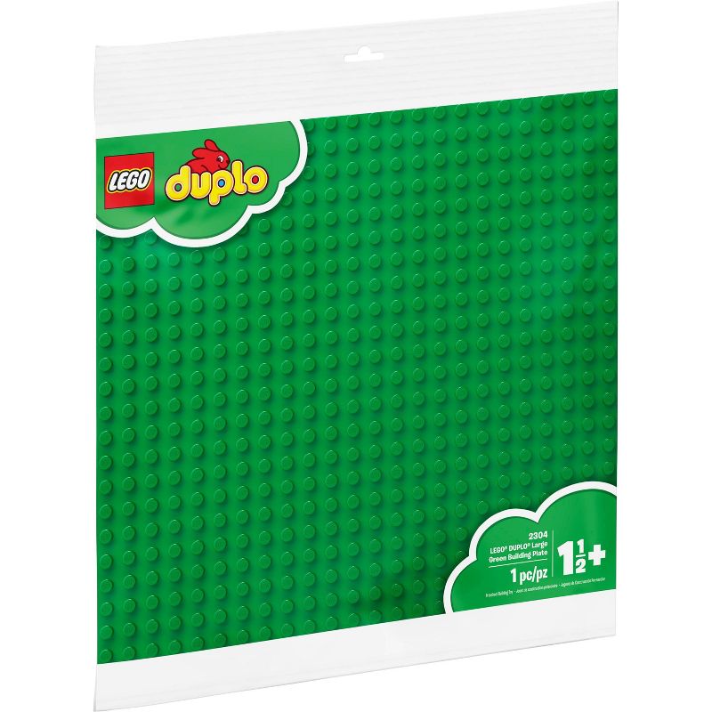 LEGO DUPLO Large Green Building Plate 2304, 3 of 4