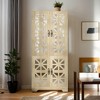 Hommoo 5-Tier Freestanding Shoe Cabinet with 4 Mirrored Doors - 2 of 4