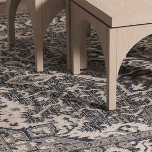 Hauteloom Etoile Navy Blue Performance Rug - 1 of 4