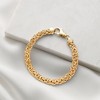 Ross-Simons 18kt Gold Over Sterling Silver Small Byzantine Bracelet - 4 of 4