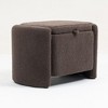 NicBex Modern Storage Ottoman with Solid Wood Frame, Mid Century Reading Armchair for Living Room, Bedroom - 4 of 4