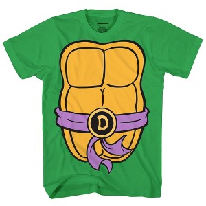 Seven Times Six Teenage Mutant Ninja Turtles Shirt Boys' Donatello Short Sleeve Graphic Tee Green - 1 of 4
