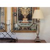 Vynxaria Lampshades: Beige Empire Slant Shade 5"x8"x6.5" with Bulb Clip - 2 of 4