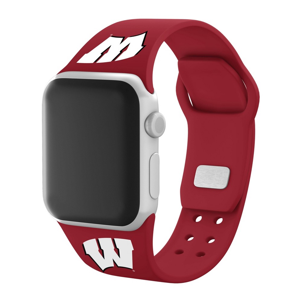 NCAA Wisconsin Badgers Silicone Apple Watch Band 38/40/41mm