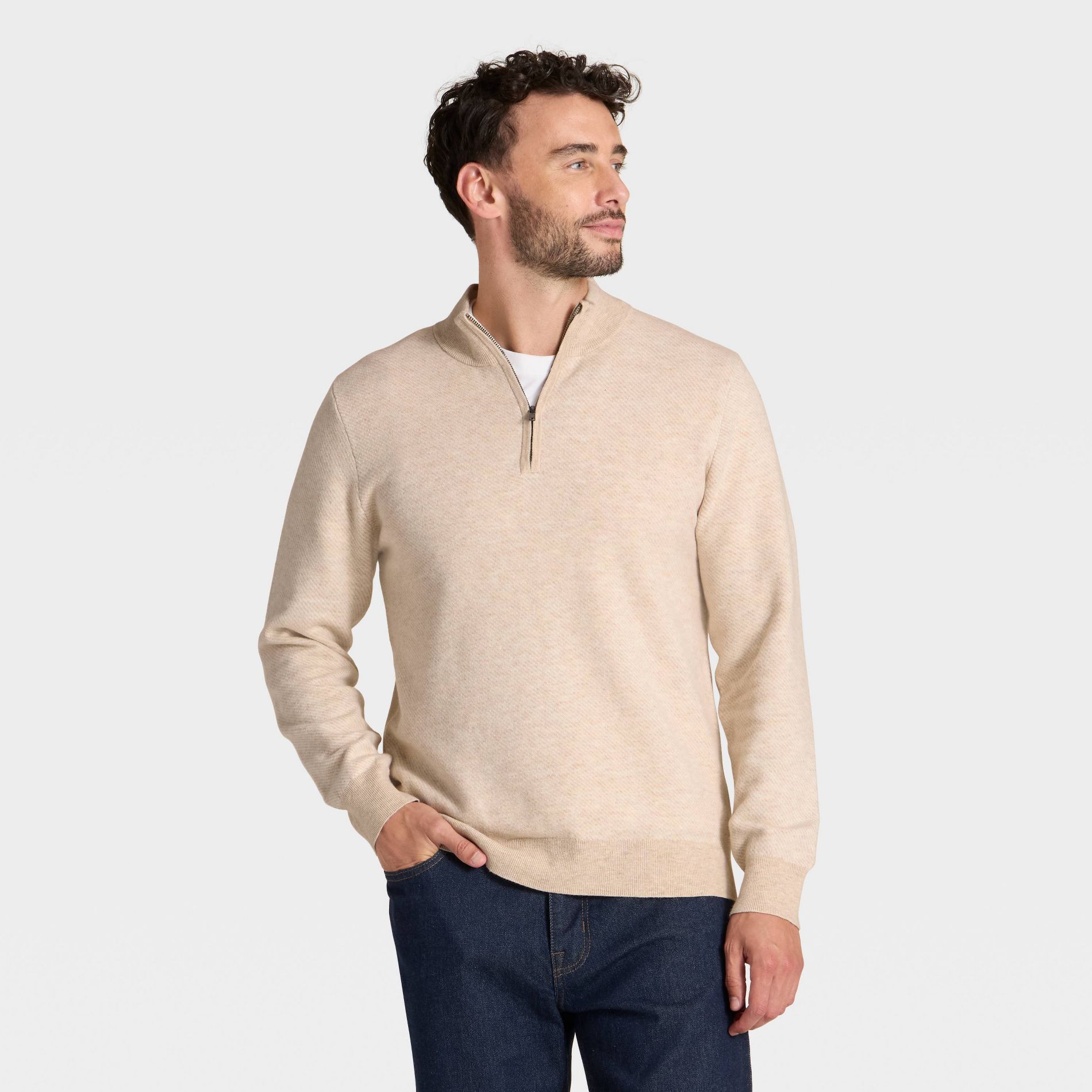 Men's 1/4 Zip Sweater - Goodfellow & Co™