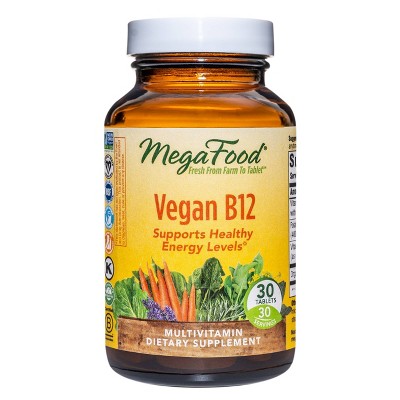 MegaFood Vegan B12 Supplement - 30ct