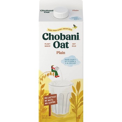 Chobani Oat Plain OatMilk - 52 fl oz