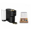 Nespresso Limited-Edition Vertuo Pop+ Coffee and Espresso Maker by Breville Matte Black Gold - 4 of 4
