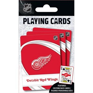 MasterPieces Officially Licensed NHL Detroit Red Wings Playing Cards - 54 Card Deck for Adults - 1 of 4