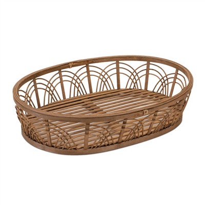 Melrose Natral Wooden Tray 20"L