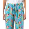 Spongebob Squarepants Women's Patrick Gary Tossed Print Sleep Pajama Pants  Turquoise : Target