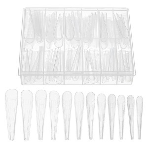 Unique Bargains Scale Faux Crystal Extension Fake Nails 120 Pcs - 1 of 4