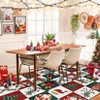 Christmas Rugs for Living Room,Xmas Style Prints Low Pile Bedroom Rug Large Carpet - 4 of 4