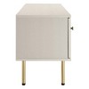 Modway Cambria 47" TV Stand - Modern Media Console with Slatted Front and Storage Cabinet in Walnut Finish - 3 of 4
