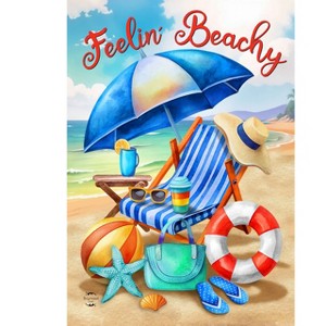 Briarwood Lane Summer House Flag 40x28 For Outdoor Feelin Beachy For Summer House Flag - 1 of 4