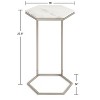 Kate and Laurel - Trillion Metal Accent Table - image 2 of 4