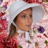 Skeleteen Girls Colonial Costume Bonnet - White - 3 of 3