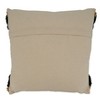 Saro Lifestyle Embroidered Stripe Pillow - Down Filled, 20" Square, Gold - 2 of 3